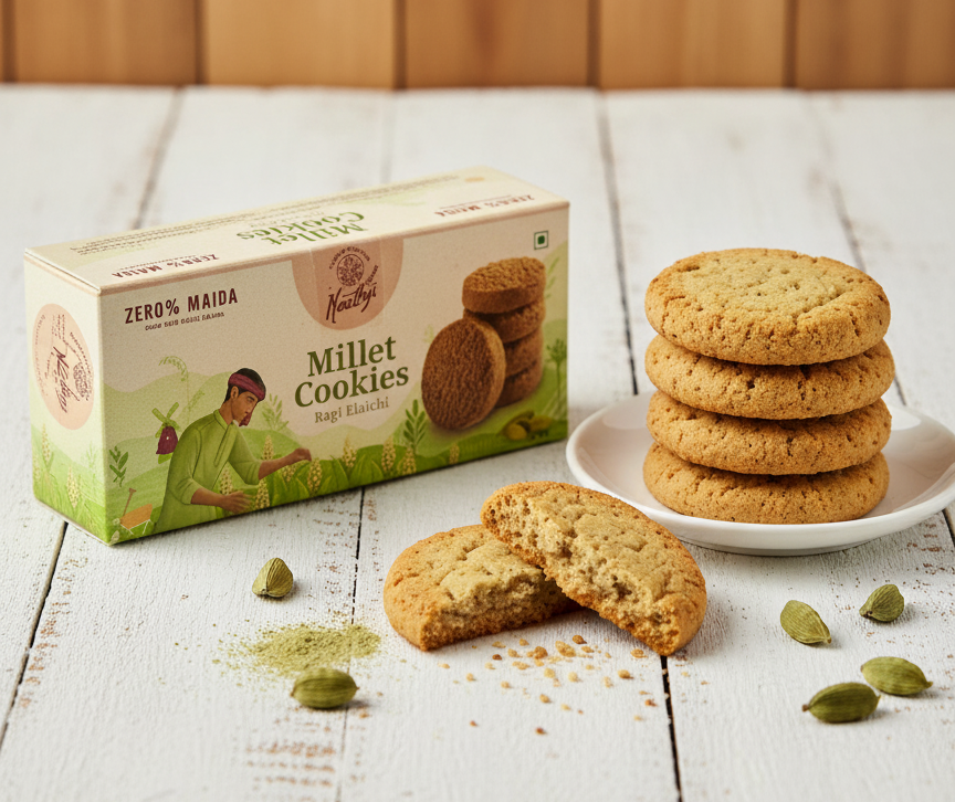 Ragi Elaichi Millet Cookies - Image 6